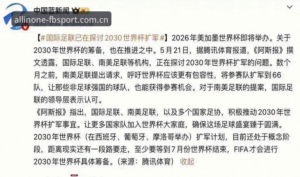 2030世界杯扩军至66队操作教程：中国男足入场时机分析